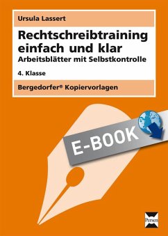 Rechtschreibtraining einfach und klar - 4. Kl. (eBook, PDF) - Lassert, Ursula