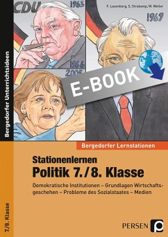 Stationenlernen Politik 7./8. Klasse (eBook, PDF) - Lauenburg, Frank; Strukamp, Sabrina; Weller, Martin