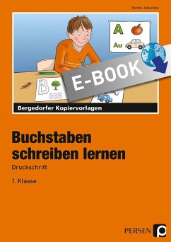 Buchstaben schreiben lernen - Druckschrift (eBook, PDF) - Jebautzke, Kirstin