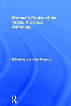 Women's Poetry of the 1930s: A Critical Anthology (eBook, PDF)