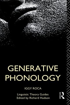 Generative Phonology (eBook, PDF) - Roca, Iggy