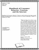 Handbook of Consumer Behavior, Tourism, and the Internet (eBook, PDF)