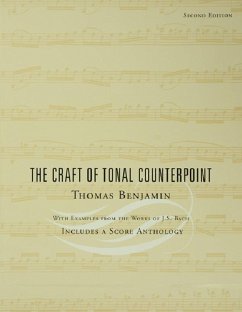 The Craft of Tonal Counterpoint (eBook, PDF) - Benjamin, Thomas