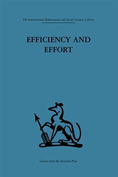 Efficiency and Effort (eBook, ePUB)