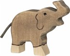 Holztiger 80150 - Elefant, klein, Rüssel hoch