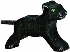 Cover Goki 80144 - Panther, klein, Holz, Höhe: 6 cm, Holztiger-Figur