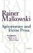 Aphorismen und kleine Prosa (eBook, PDF) - Bild 1