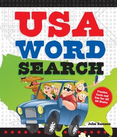 USA Word Search: Puzzles, Facts, and Fun for 50 States - Samson, John