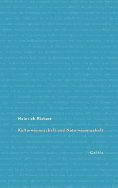 Cover Kulturwissenschaft und Naturwissenschaft (eBook, PDF)