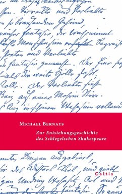 Cover Zur Entstehungsgeschichte des Schlegelschen Shakespeare (eBook, PDF)