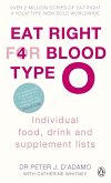 Eat Right for Blood Type O (eBook, ePUB)
