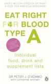 Eat Right for Blood Type A (eBook, ePUB)