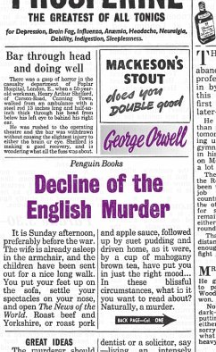 Decline of the English Murder (eBook, ePUB) - Orwell, George