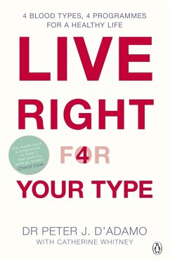 Live Right for Your Type (eBook, ePUB) - D'Adamo, Peter J.