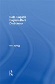 Balti-English / English-Balti Dictionary (eBook, ePUB)