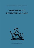 Admission to Residential Care (eBook, PDF)