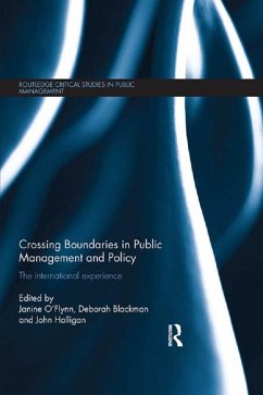 Crossing Boundaries in Public Management and Policy (eBook, PDF)