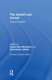 The Jewish Law Annual Volume 19 (eBook, PDF)