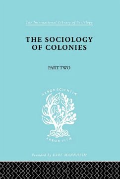 Cover The Sociology of Colonies [Part 2] (eBook, ePUB)