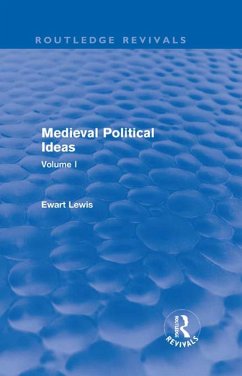Cover Medieval Political Ideas (Routledge Revivals) (eBook, ePUB)