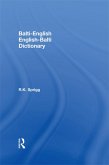 Balti-English / English-Balti Dictionary (eBook, PDF)