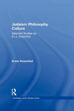 Judaism, Philosophy, Culture (eBook, ePUB) - Rosenthal, Erwin