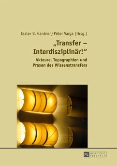 Cover 'Transfer - Interdisziplinär!'