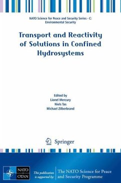 Transport and Reactivity of Solutions in Confined Hydrosystems