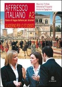 Cover Affresco italiano A2. Corso di lingua italiana per stranieri. Quaderno per lo studente