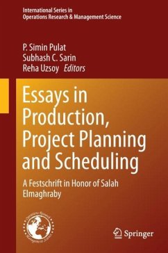 Essays in Production, Project Planning and Scheduling