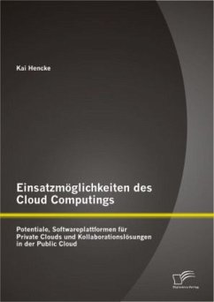 Einsatzmöglichkeiten des Cloud Computings: Potentiale, Softwareplattformen für Private Clouds und Kollaborationslösungen in der Public Cloud - Hencke, Kai
