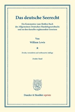 Das deutsche Seerecht - Lewis, William