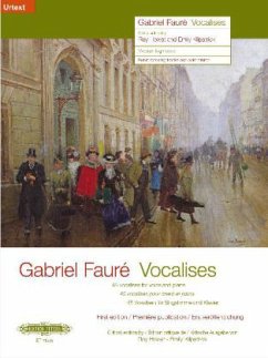 45 Vocalises for Voice and Piano (Medium-High Voice) - Fauré, Gabriel