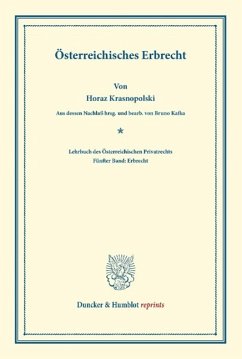 Lehrbuch des Österreichischen Privatrechts - Krasnopolski, Horaz