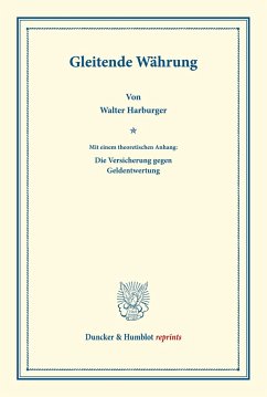 Gleitende Währung. - Harburger, Walter