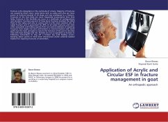 Application of Acrylic and Circular ESF in fracture management in goat