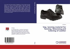 Veg. tanning material for Tanning, Retanning,and Coloring of Leather