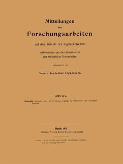 Mitteilungen über Forschungsarbeiten insbesondere aus den Laboratorien der technischen hochschulen - Hochschild, Heinrich