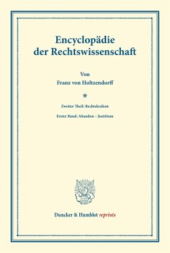 Encyclopädie der Rechtswissenschaft