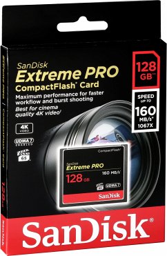 Cover SanDisk Extreme Pro CF 128GB 160MB/s SDCFXPS-128G-X46