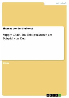 Supply Chain. Die Erfolgsfaktoren am Beispiel von Zara - Sielhorst, Thomas vor der