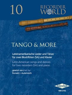 Cover Tango & more für 2 Blockflöten (SA) und Klavier