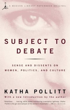 Subject to Debate (eBook, ePUB) - Pollitt, Katha