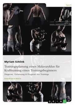 Trainingsplanung eines Makrozyklus für Krafttraining eines Trainingsbeginners (eBook, PDF) - Schlink, Myriam