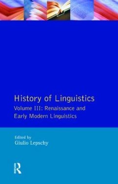 History of Linguistics Vol III - Lepschy, Giulio C
