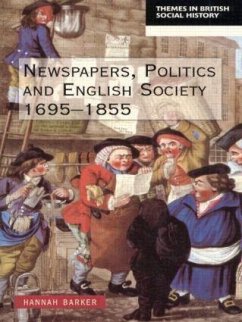 Newspapers and English Society 1695-1855 - Barker, Hannah