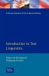 Introduction to Text Linguistics - Bild 1