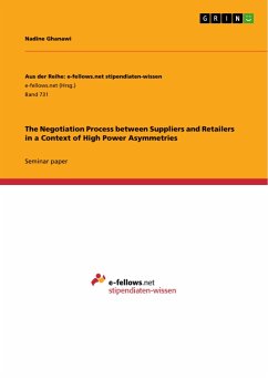 The Negotiation Process between Suppliers and Retailers in a Context of High Power Asymmetries