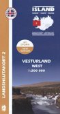 Island - Landshlutakort Vesturland (West)