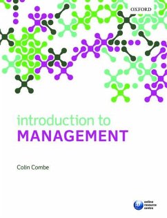 Introduction to Management - Combe, Colin (Senior Lecturer, Senior Lecturer, Glasgow Caledonian U